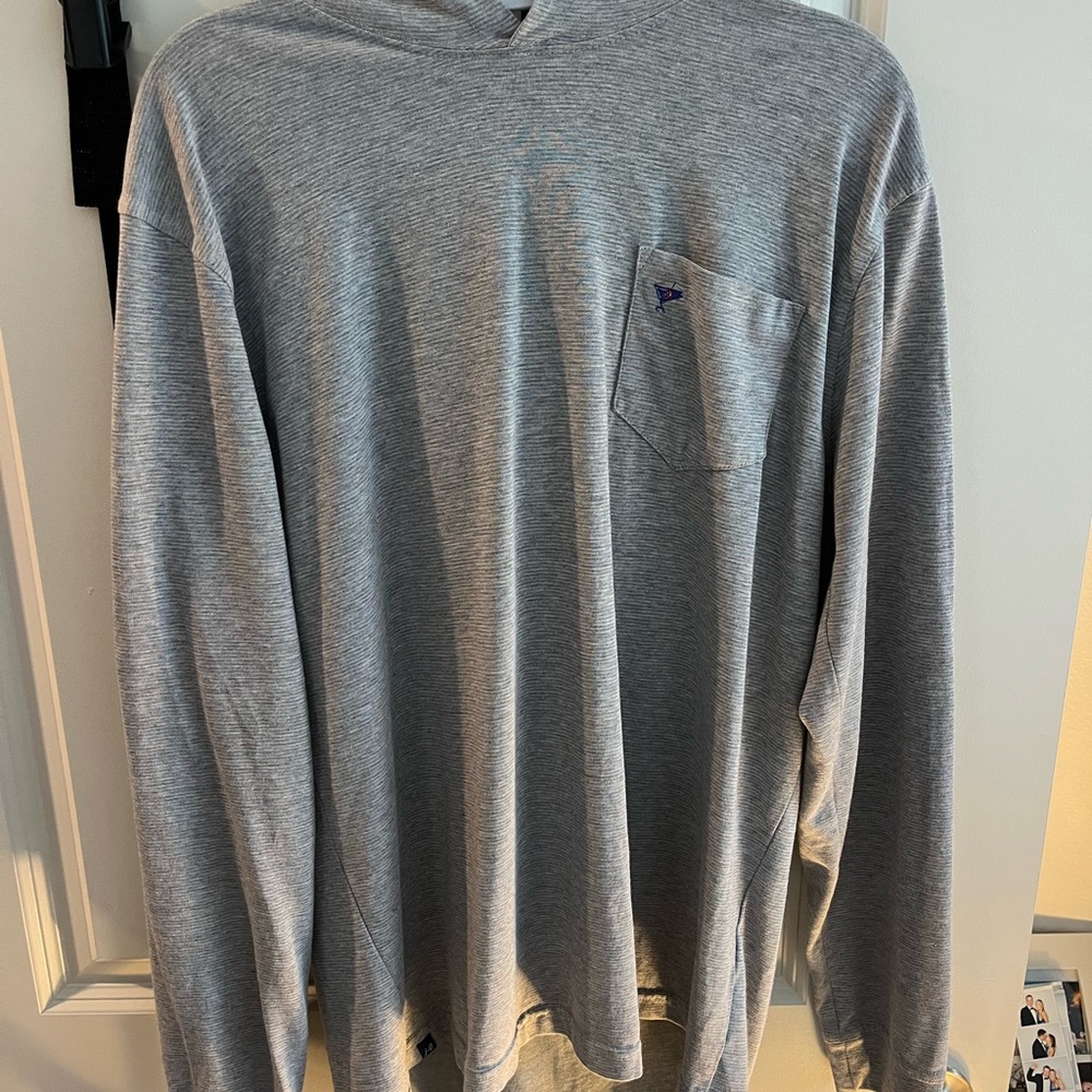 johnnie-O Light Gray Long Sleeve Tee